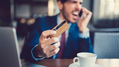 Nick March says dealing with his bank via their customer call centre was frustrating. Getty Images