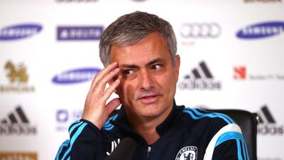 Manager Jose Mourinho of Chelsea has led his side to the top of the Premier League this season with 17 wins, five draws and two losses. Clive Rose / Getty Images / February 6, 2015
