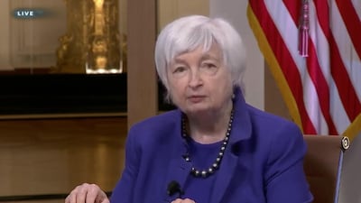 US Treasury Secretary Janet Yellen has repeatedly highlighted how historically low borrowing costs today give the government greater scope to boost spending. Photo: Bloomberg