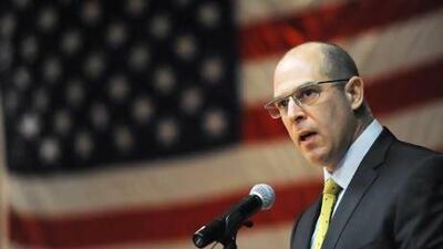 The former US ambassador to Bahrain, Adam Ereli, believes the US would lose credibility if it failed to act over chemical weapons in Syria. Phil Weymouth / AFP