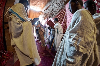 Worshipers in Lalibela. Photo: Stuart Butler