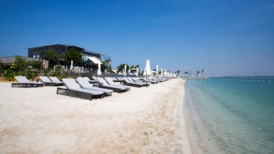 Cove Abu Dhabi gives guests access to a beach where they can enjoy water sports.