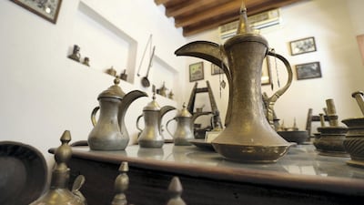 The Middle Eastern antiques section of the museum features striking ornate and authentic dallahs, which are traditional coffee carafes. From a photography perspective, Whiteoak says that the contours of the dallah can be captured at different angles for great images. Chris Whiteoak / The National