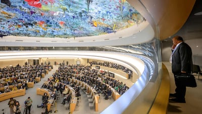 The world needs to change paths to avoid a future filled with disinformation, among other issues, a session at the Human Rights council in Geneva heard this month. AFP