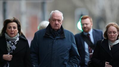 Former Chief Superintendent of South Yorkshire Police David Duckenfield arrives at Preston Crown Court. Reuters.