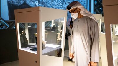 Sheikh Mohamed visits the Kuwait pavilion at Expo 2020 Dubai.