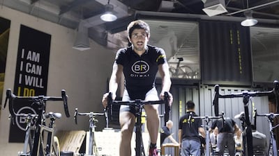 Felipe Azevedo is an accomplished triathlete in this own right and is now assisting the progress of the sport in the UAE. Reem Mohammed / The National