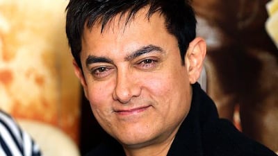 Aamir Khan at the Grand Hyatt in Dubai. Satish Kumar / The National