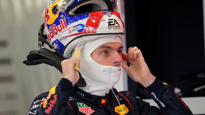 Red Bull driver Max Verstappen during second practice for the Saudi Arabian Grand Prix at the Jeddah Corniche Circuit. AP