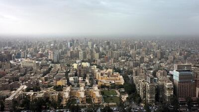 Egypt has struggled to revive its economy since 2011 following the uprising against Hosni Mubarak that year. Above, the Cairo skyline. avid Degner / The National