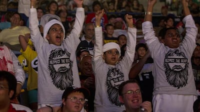 WWE Live event at Zayed Sports City in Abu Dhabi. Christopher Pike / The National