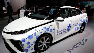 Toyota says a problem with its software on the hydrogen-fule cell Mirai needs fixing. Benoit Tessier / Reuters