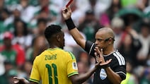 Brazilian referee Wilton Sampaio became one of the tournament's first viral figures thanks to three video-assisted dismissals in the Mexico-South Africa match. AFP