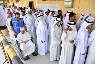 Voters in Kuwait were casting ballots for a third time in as many years, with little hope of ending a prolonged gridlock between the government and assertive lawmakers after the judiciary dissolved the legislature earlier this year. AP