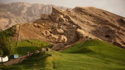 In addition to the hot springs, the location offers a desert oasis complete with lawns, flowing streams, a man-made lake, spas and dozens of chalets.