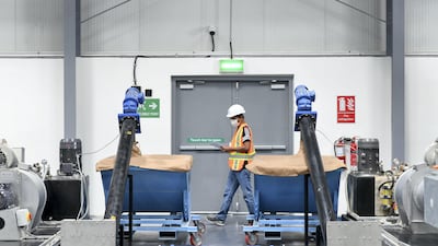 The treatment process takes 45 minutes for big animals, and 15 minutes for smaller ones. Khushnum Bhandari / The National