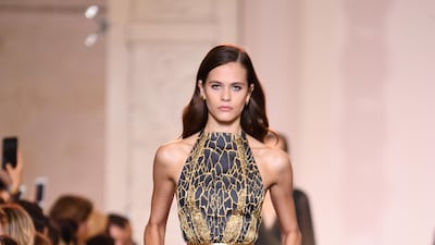 A look by Elie Saab Haute Couture. Getty