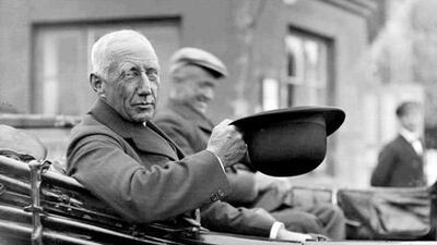 Captain Roald Amundsen, the legendary polar explorer, during a visit to Paris, on June 16 1928, two days before his crash.