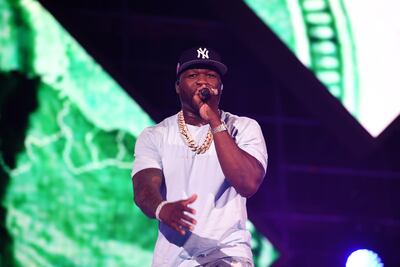 50 Cent was among the acts that performed in Jeddah last month in front of large crowds. AFP