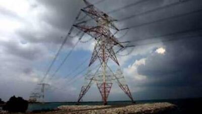 Ominous clouds cast a shadow over Abu Dhabi on Wednesday.