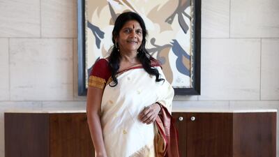 Chetna Sinha is the founder of the Mann Deshi Foundation, an Indian cooperative bank for 310,000 rural women. Pawan Singh / The National