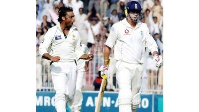 Shoaib Akhtar, one of cricket's most colourful and compelling characters, could stir up the crowd, as he did when he bowled the in-form batsman, Kevin Pietersen, in the second Test against England at Faisalabad, Pakistan, in 2005.