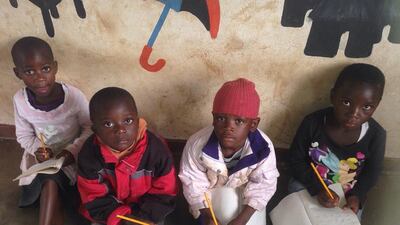 Some of the children at the Sparkle Malawi orphanage who have captured the heart of Dubai expat Sarah Brook. Courtesy Sarah Brooks