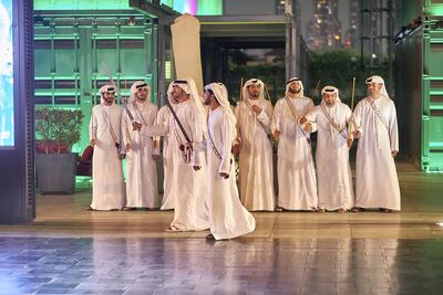 Performers at Boxpark