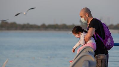 The weather will be fair with some cloud on Wednesday. Victor Besa / The National