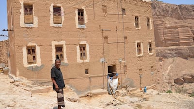 Abu Baker Ahmad Bamousa Al Amoudi lives in the village with his wife and eight children. Courtesy Saeed Al-Batati
