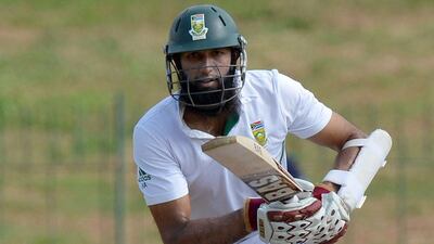 Hashim Amla has yet to lose a Test series as South Africa captain. Ishara S Kodikara / AFP