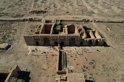The ancient city of Hatra was Iraq's first Unesco-listed site. Ismael Adnan for The National