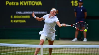 Petra Kvitova lost only three games on her way to winning her second Wimbledon title. Carl Court / AFP