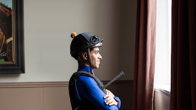 Bahraini jockey Ebrahim Nader, pictured at trainer Andrew Balding's stables in Kingsclere.