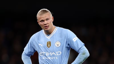 Erling Haaland made his return from injury as a second-half substitute in the 3-1 win over Burnley. Getty