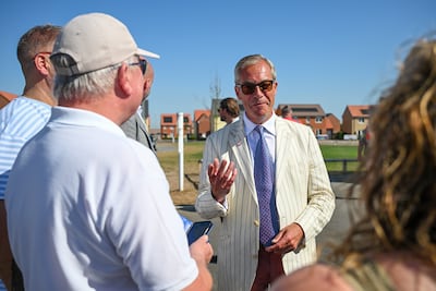 Reform UK leader Nigel Farage during the Clacton by-election. Getty Images