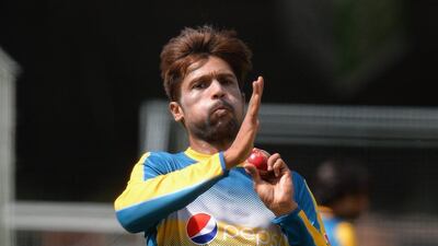 Mohammad Amir of Pakistan during the team's net sessions at Lord's on Tuesday. Tony Marshall / Getty Images / July 12, 2016