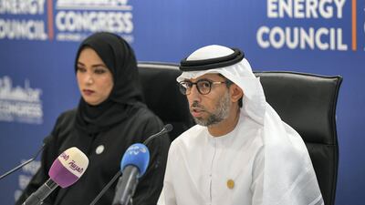UAE energy minister Suhail Al Mazrouei said the country would deliver on 100 per cent compliance over the coming months. Khushnum Bhandari for The National