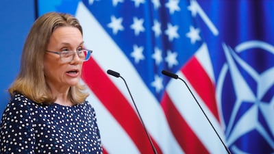 US permanent representative to Nato Julianne Smith played down hopes Ukraine might soon become a full member. EPA