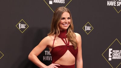 Hannah Brown arrives at the 2019 People's Choice Awards in Santa Monica, California, on Sunday, November 10, 2019. Reuters