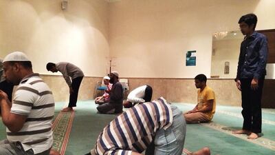 Day 19 — ‘The forms of prayer we can see in a prayer room when we sit and watch Muslims praying.’ Ammar Al Attar for The National