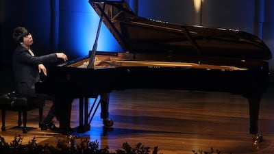 Internationally renowned pianoist Lang Lang performed at Emirates Palace as part of the Abu Dhabi Festival. Delores Johnson / The National
