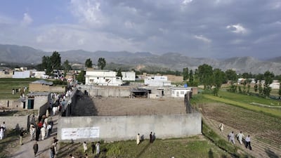 A view of the hideout house of slain Al Qaeda leader Osama bin Laden in Abbottabad. Aamir Qureshi / AFP
