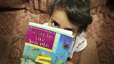 Sanaa Zayed, 5, a daughter of Eman Amalry, is among the Emirati children whose parents are concerned about state school standards.