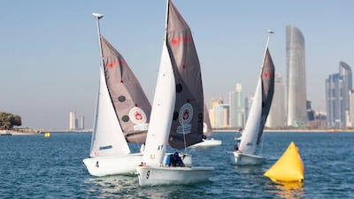 The sailing teams began their preparations ahead of their divisioning rounds for the Special Olympics World Games Abu Dhabi 2019. Courtesy Seven Media