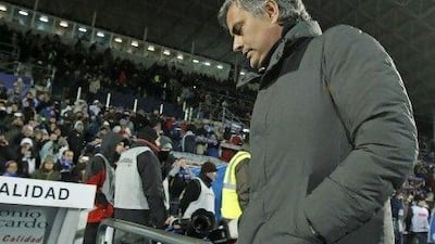 Real Madrid's Portuguese head coach Jose Mourinho has stopped talking to the press, unhappy at criticism of his techniques.