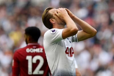 Harry Kane failed to trouble the Liverpool defence. EPA