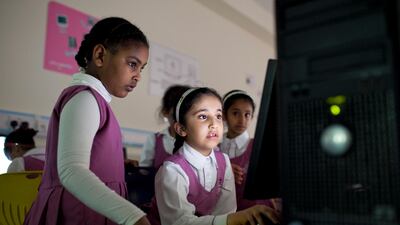 Youngsters could learn simple coding from online courses and games. Silvia Razgova / The National