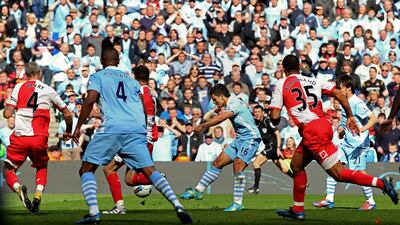 2011-12: The greatest drama of all, as Manchester City fight back from behind in stoppage time to beat QPR 3-2 and snatch the title. Getty
