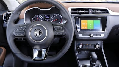 The interior of the ZS. Pawan Singh / The National